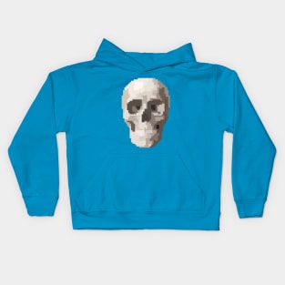 Skull (Pixel Art) Kids Hoodie